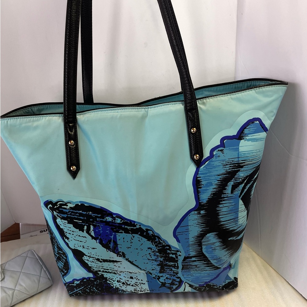 NWOT Vera Bradley Tote Bag Havana Rose Ella Beach bag Weekender Travel bag - Picture 2 of 15